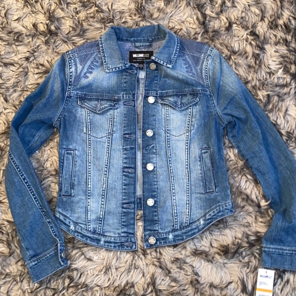 NWT William Rast Sussex Denim Jean Jacket S